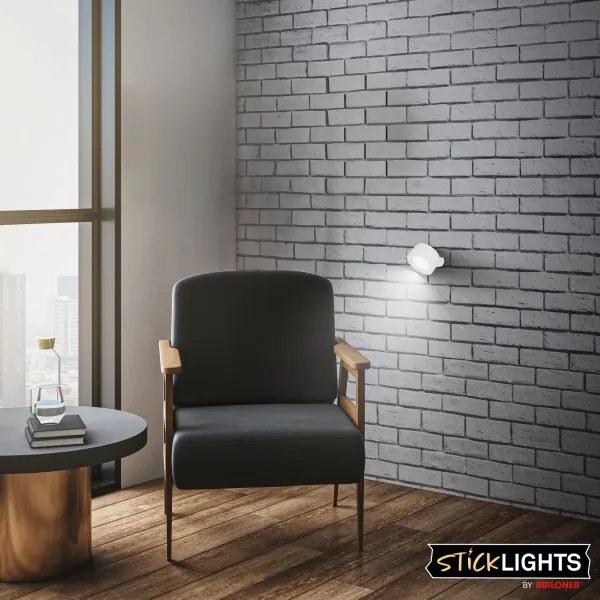 Briloner 3896016 - LED nabíjateľné stmievateľné nástenné svietidlo TARI LED/1,6W/5V 1500 mAh biela