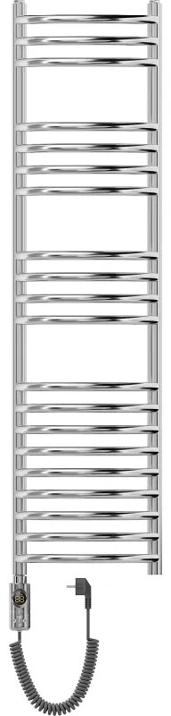 Mexen Eros, elektrické vykurovacie teleso 1200x300 mm + vykurovacia tyč 300 W, chrómová, W112-1200-318-2300-01