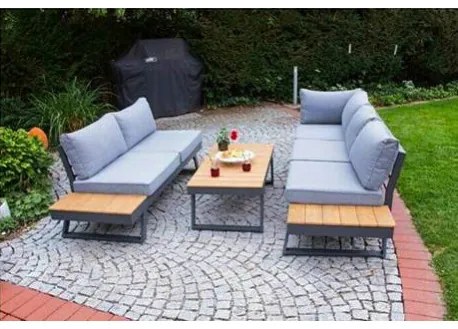 Doppler LIVORNO LOUNGE set - rohové záhradné sedenie