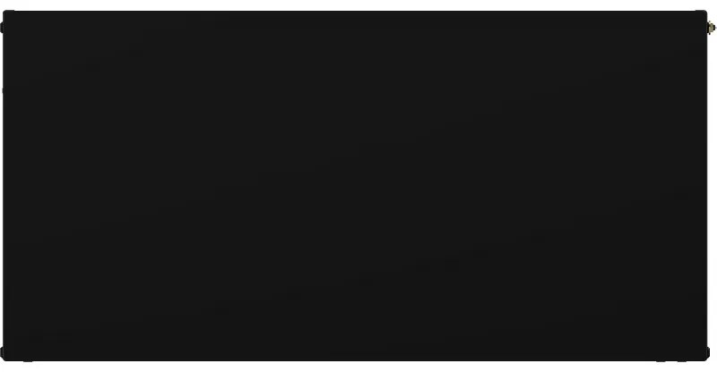 Mexen, Plochý panelový radiátor Mexen CVF22 600 x 1800 mm, spodné pripojenie, 2848 W, čierny - W622F-060-180-70