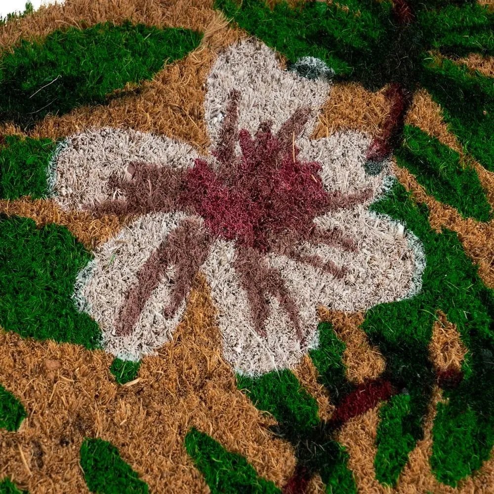 Rohožka z kokosového vlákna 40x60 cm Leafy – Casa Selección