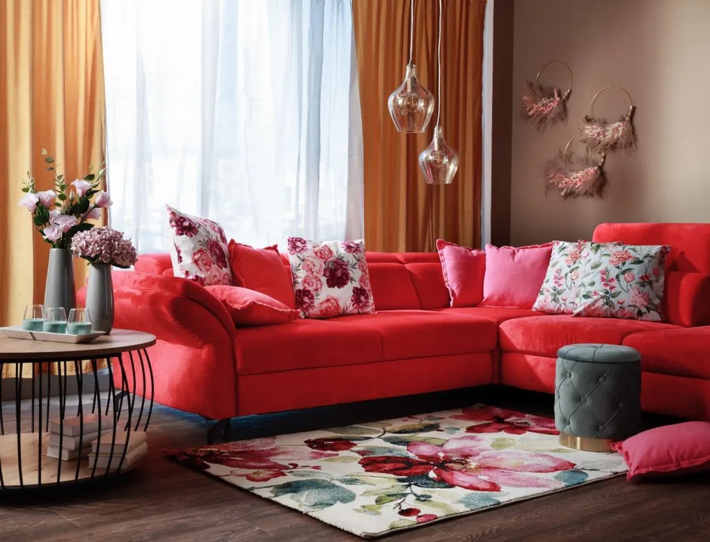 Váza Luna 30 cm, šedá