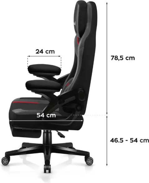 Herná stolička Combat 4.6 Carbon