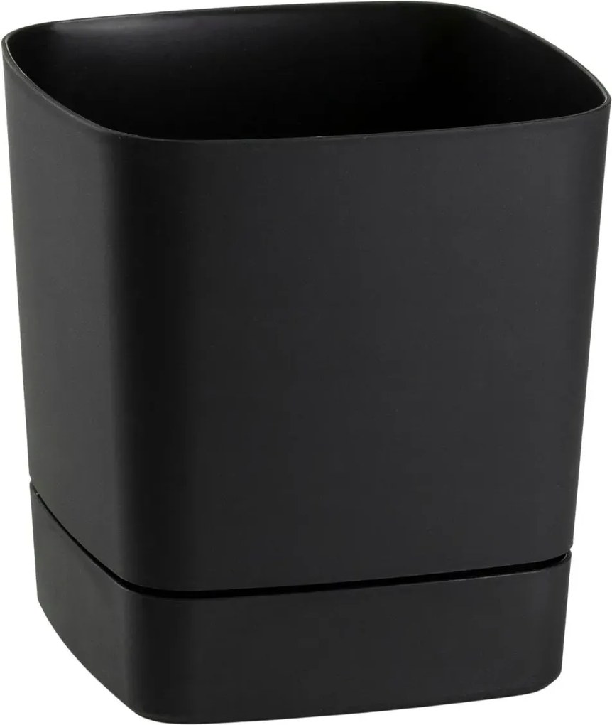 Plastový květináč s podmiskou Cubi 19x19 cm - výber z 6 prevedení