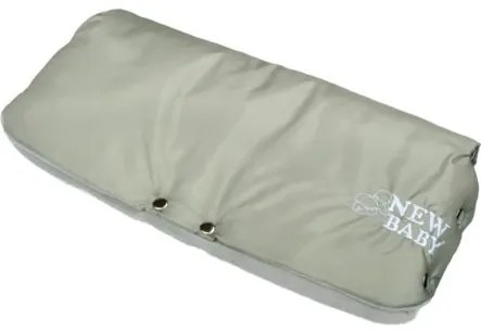 NEW BABY Rukávnik na kočík Classic Fleece olive/light grey