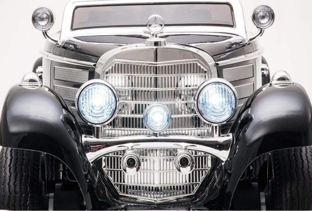 LEAN CARS Elektrické autíčko Mercedes 540K Premium LED MP3 čierne