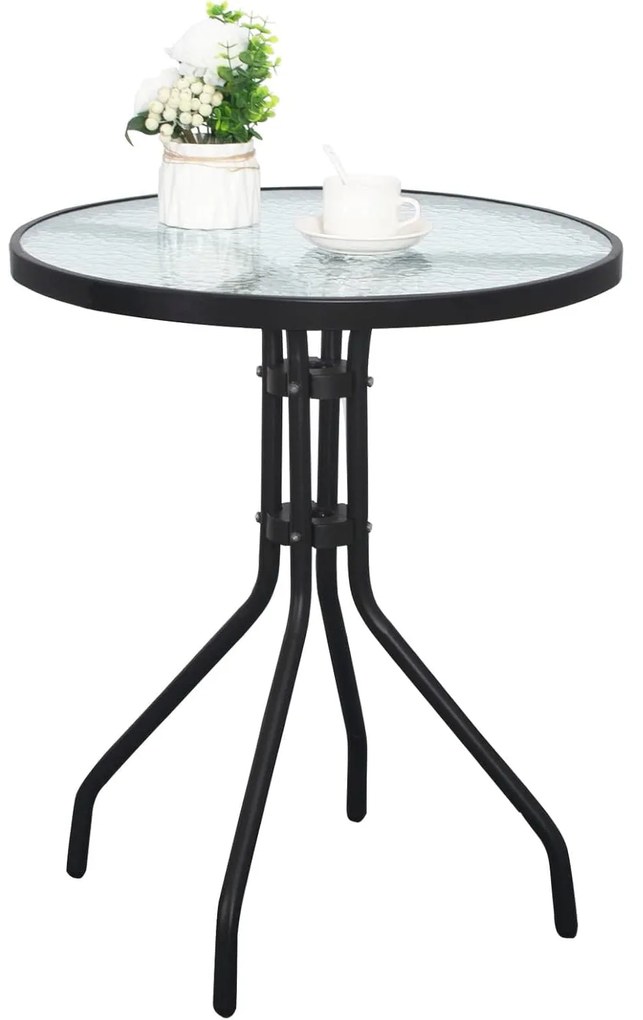 Dekorstudio Okrúhly stôl na balkón ISLAND 60cm