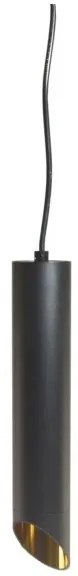 Luster na lanku VALDA 1xGU10/30W/230V 132 cm čierna
