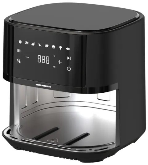 Heinner HAF-B4BK1500 - Teplovzdušná fritéza 4 l, 1500 W, 230 V, čierna
