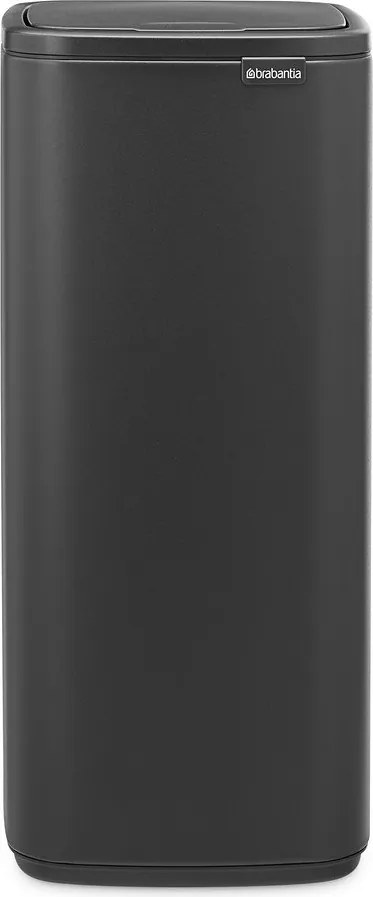Tmavosivý dotykový oceľový odpadkový kôš 30 l Bo Touch – Brabantia