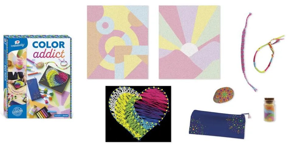 I love creativity - XXL súprava s aktivitami - Farebný svet
