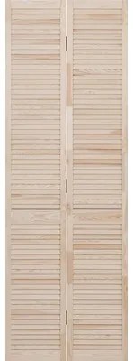 Dvere lamelové 242,2x39,4 cm borovica