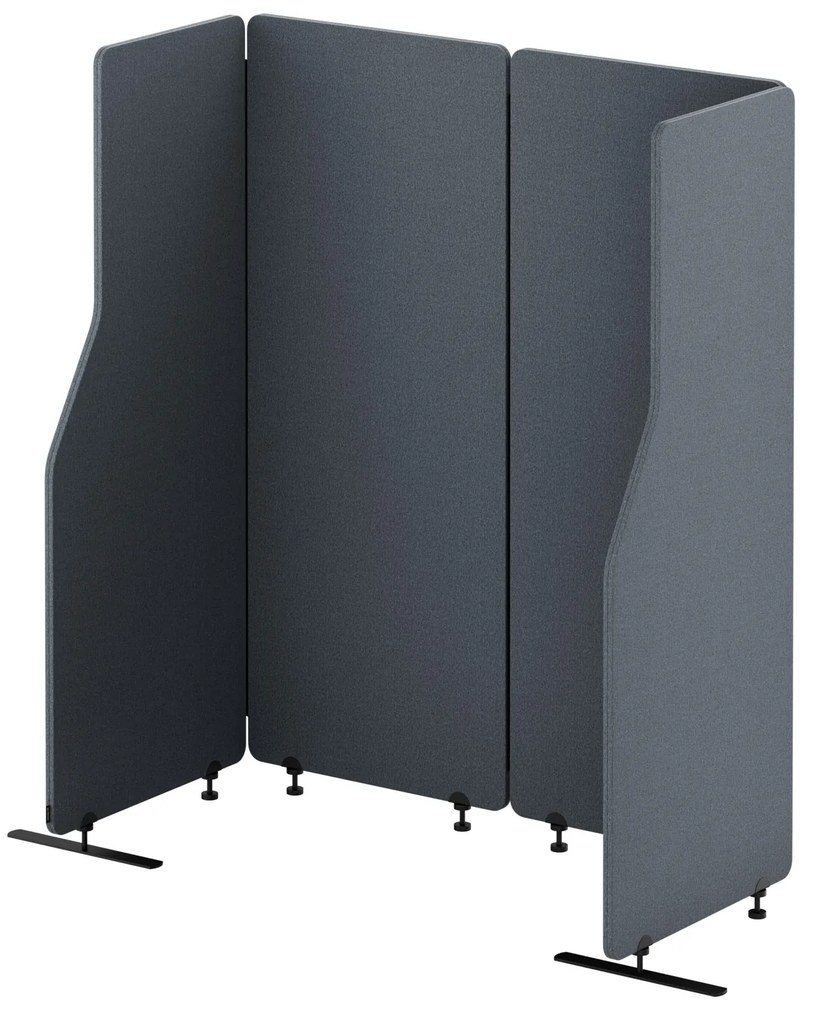 Kancelársky akustický paravan Carbon fog, 240/145 cm: SADIE