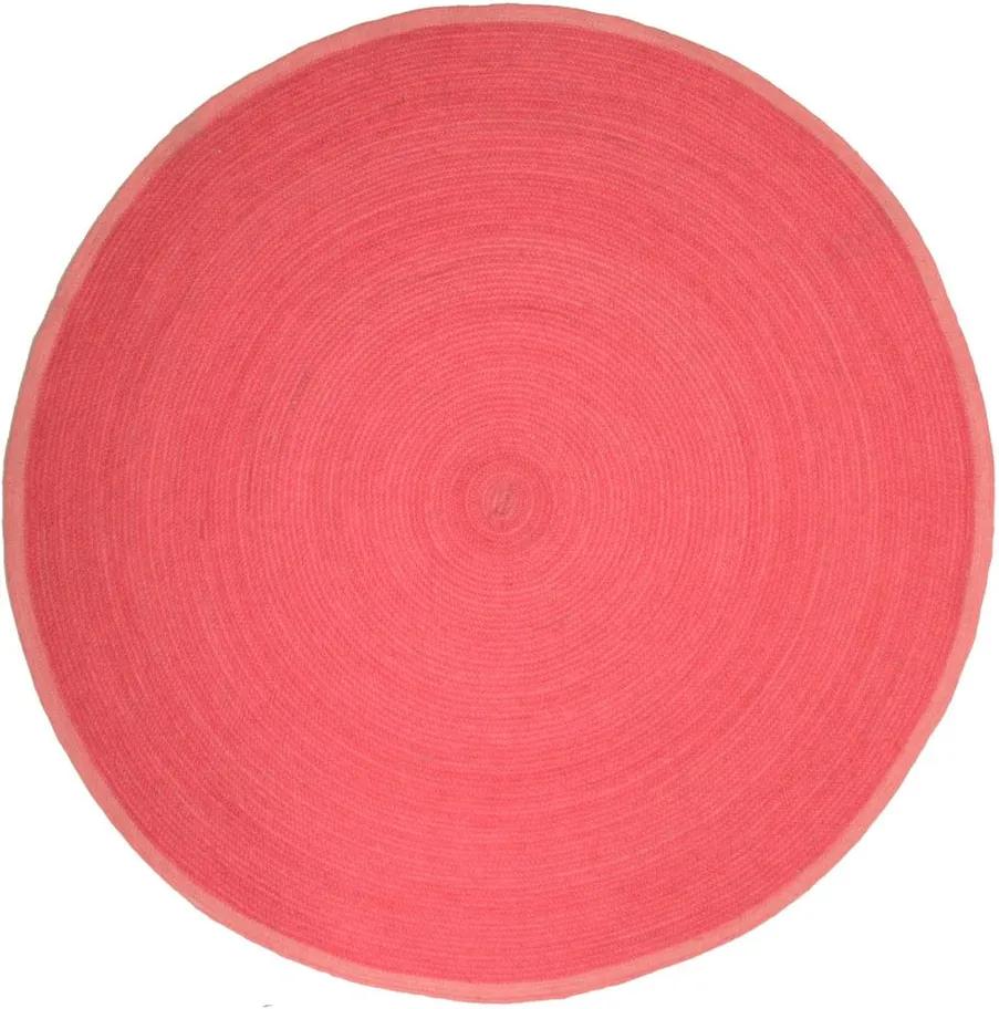 Detský ružový koberec Nattiot Tapis, Ø 140 cm