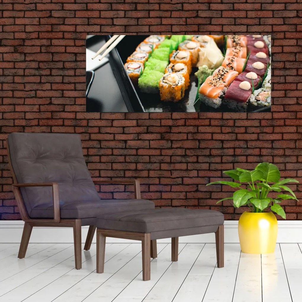 Obraz - Sushi (120x50 cm)