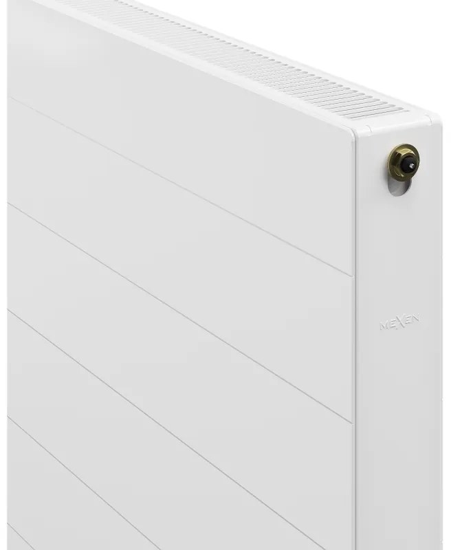 Mexen, Panelový radiátor Mexen Line CVL21 600 x 600 mm, spodné pripojenie, 726 W, biely - W621L-060-060-00