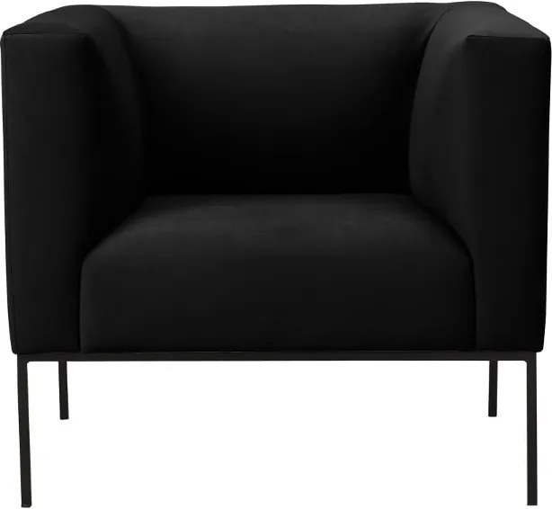 Čierne kreslo Windsor & Co Sofas Neptune