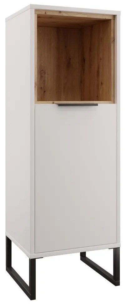 Skrinka Cubin 02 (biela + dub artisan). Vlastná spoľahlivá doprava až k Vám domov. 1119511