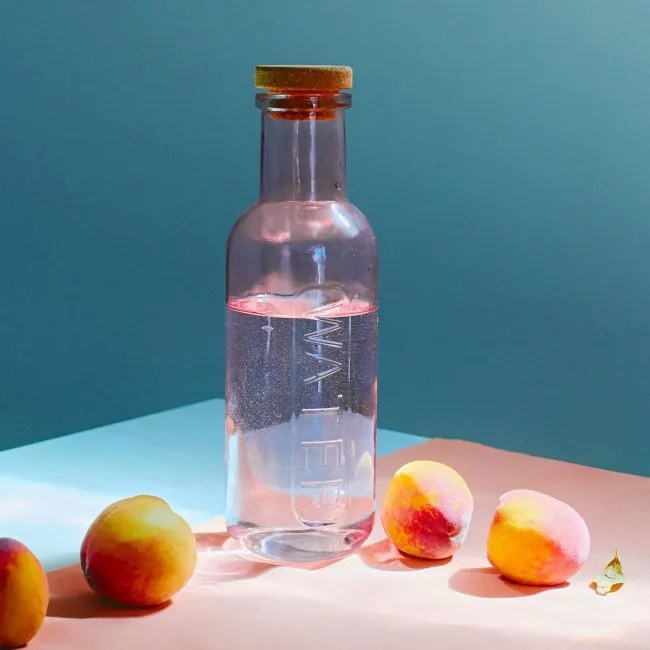 Karafa MAEVE ružová s korkom 891026 1L