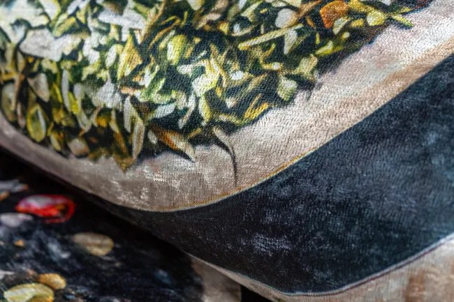 Protišmykový koberec / behúň ANDRE 53240 sivý / béžový