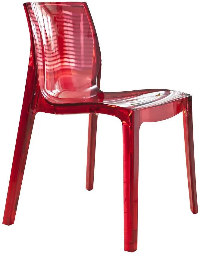 SALESFEVER Dizajnová plastová stolička 52 × 50 × 81 cm | BIANO