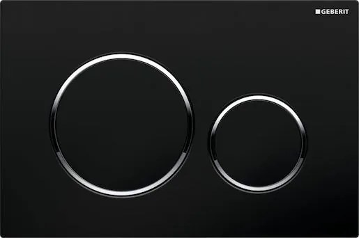 Geberit Sigma20 ovládacie tlačidlo plast čierny lesk 115.882.KM.1
