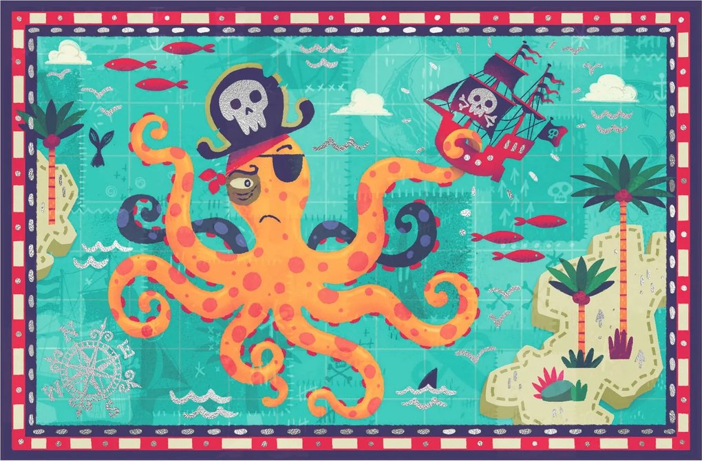 Súprava pozvánok na detskú oslavu – piráti