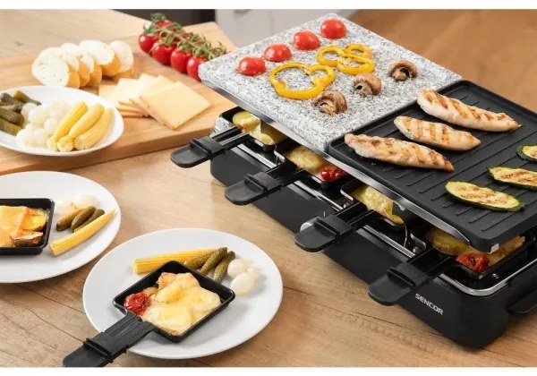 Sencor - Raclette gril s príslušenstvom 1400W/230V