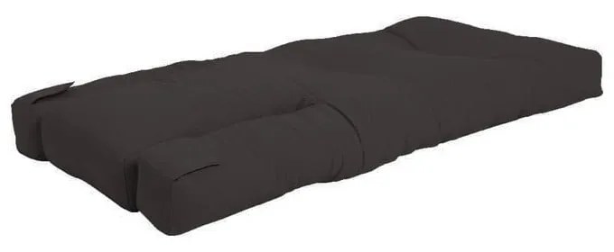 Tmavosivé rozkladacie detské kreslo Karup Design Mini Hippo Dark Grey