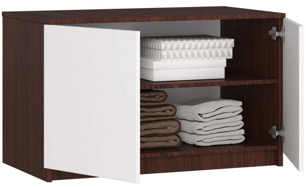 Nadstavec na šatník Star 90 cm wenge/biely