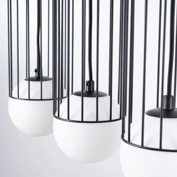 Sollux SL.1334 - Luster na lanku BRINA 3xG9/8W/230V čierna