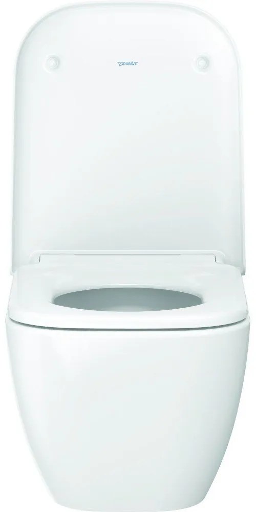 DURAVIT Happy D.2 WC sedátko so sklápacou automatikou - Softclose, odnímateľné, tvrdé z Duroplastu, biela, 0064590000