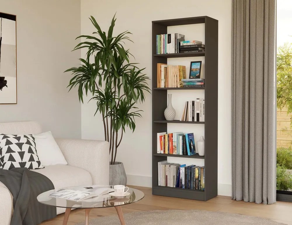 Regál Refarencios 3 (antracit). Akcia -23%. Vlastná spoľahlivá doprava až k Vám domov. 1132617