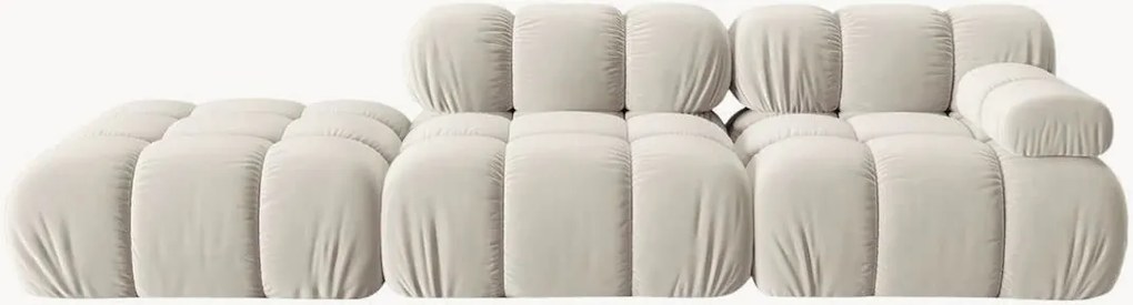 Modulárne zamatové ležadlo Tropea (4-miestne), Š 282 cm