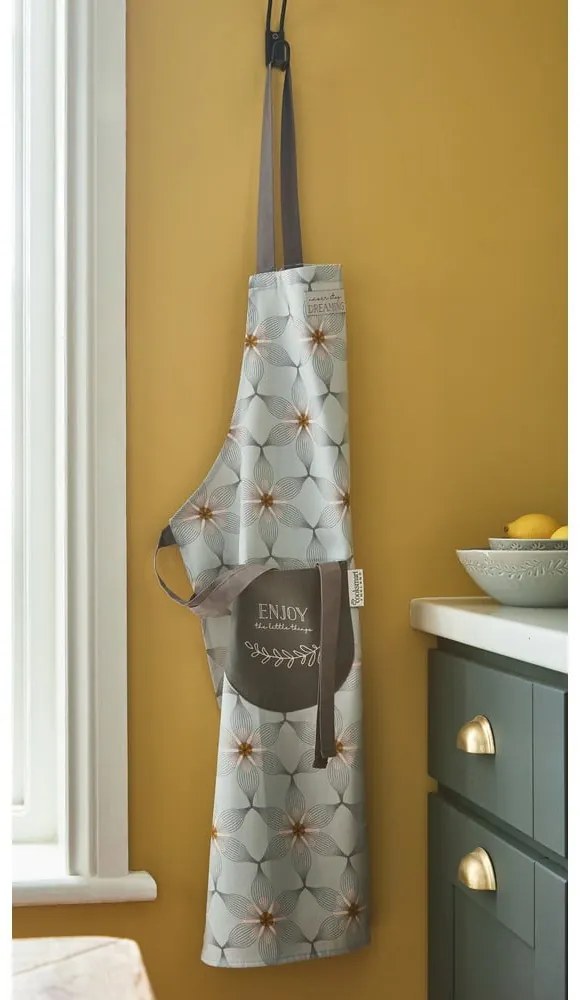 Modrá bavlnená zástera Cooksmart ® Purity