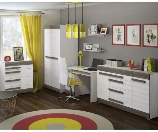 Nástenná polica SARPA 23x92 cm biela