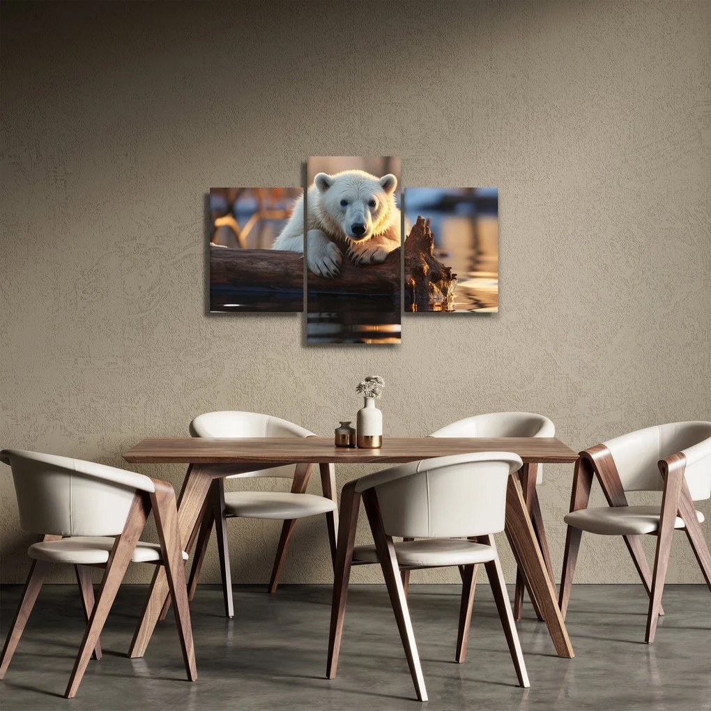Obraz - Medveď ľadový (90x60 cm)