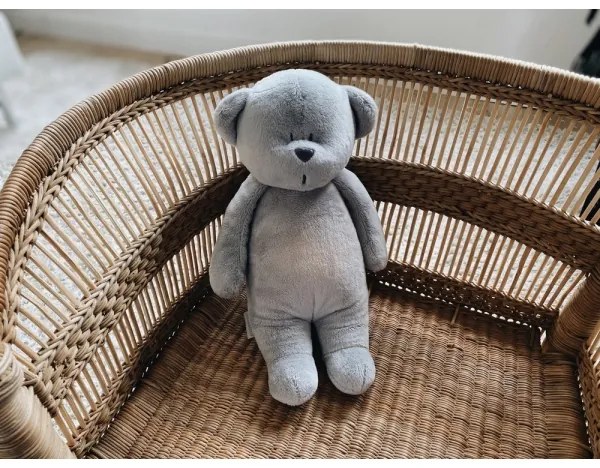 Moonie - Uspávadlo s melódiou a svetlom medvedík 2.0 silver