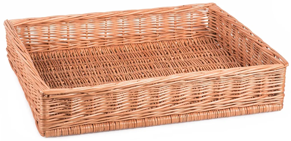 Kôš celoprútený rovný Pastry I.š. 60 x hl. 40 x v. 10(cm)