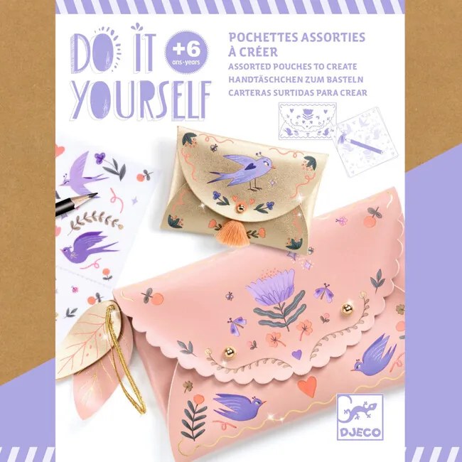 Djeco DIY Vyrob si sám Obtlačky Kabelka a peňaženka
