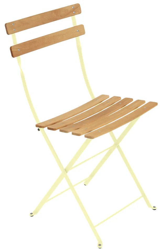 Skládací židle Fermob BISTRO NATURAL - Frosted Lemon
