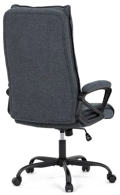 Autronic BONTEC Kancelárske kreslo, hojdací mechanizmus, čierna látka, KA-Y348 BK2 Farba: Šedá
