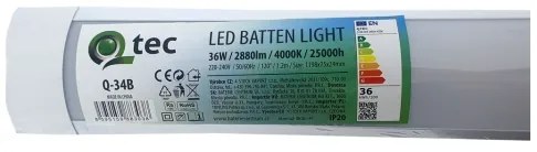 LED Podlinkové svietidlo QTEC LED/36W/230V 120 cm biela