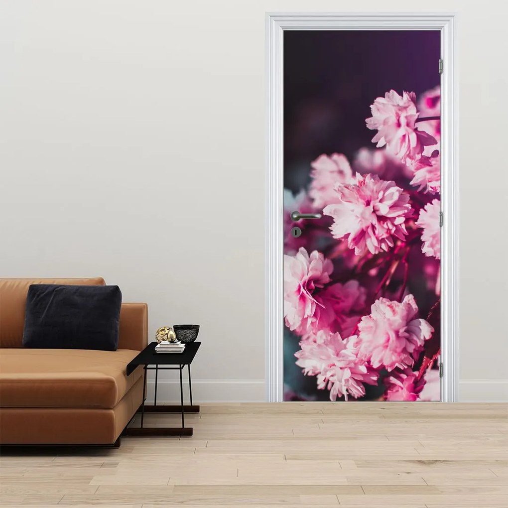 Fototapeta na dvere - Kvety stromu (95x205cm)