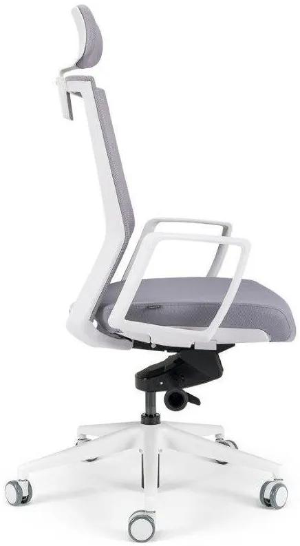 bestuhl -  BESTUHL Kancelárska stolička S27 WHITE šedá