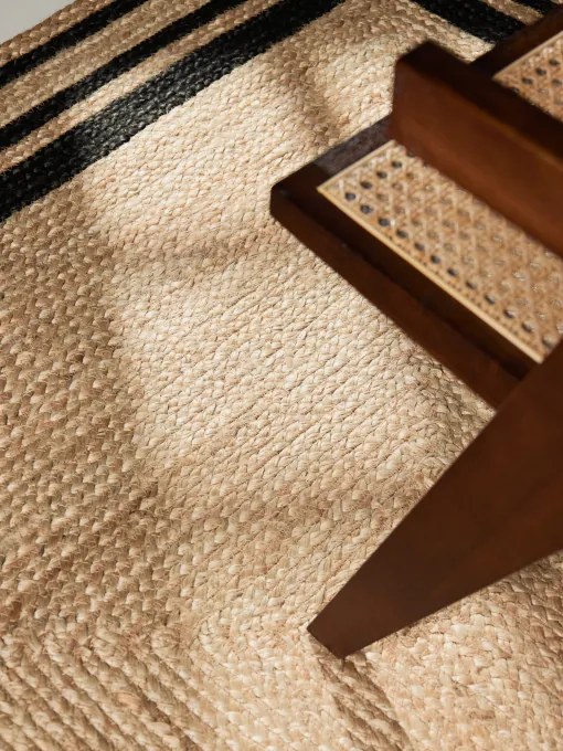 Koberec Hanse Home JUTTA prírodný / zlatý / čierny