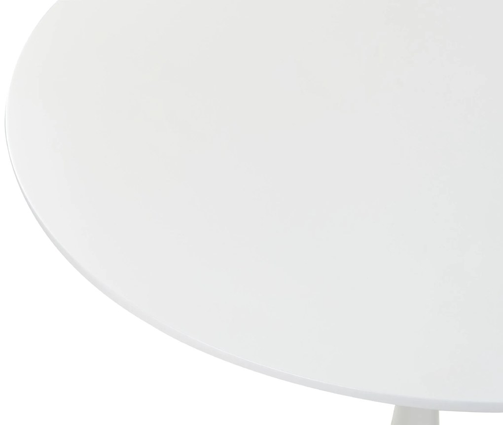 Okrúhly jedálenský stôl ⌀ 90 cm biely BOCA Beliani