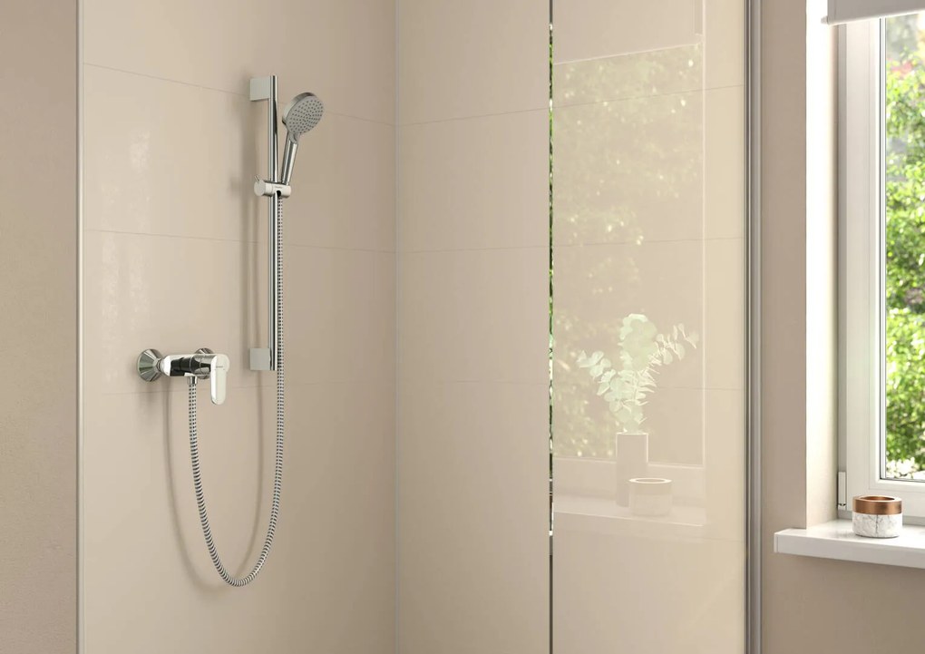 Hansgrohe Vernis Blend, nástenná sprchová batéria, chrómová, HAN-71640000