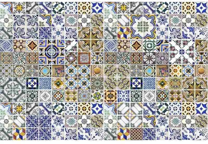 Dimex SK Fototapeta Portugalská mozaika MS-0275, 3 rôzne rozmery XL - š-375 x v-250 cm