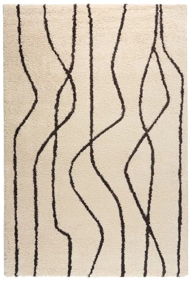 Biely/čierny koberec 80x150 cm Routa – Universal